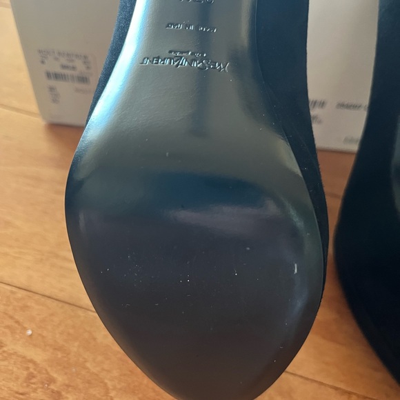 Yves saint Laurent Gisele black suede pump new - Picture 9 of 16
